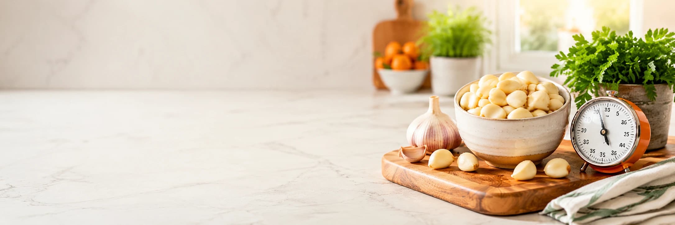 5 Ways Peeled Garlic Can Save Time in a Busy Kitchen – banner